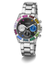 GUESS Ladies Silver Tone Multi-function Watch angle