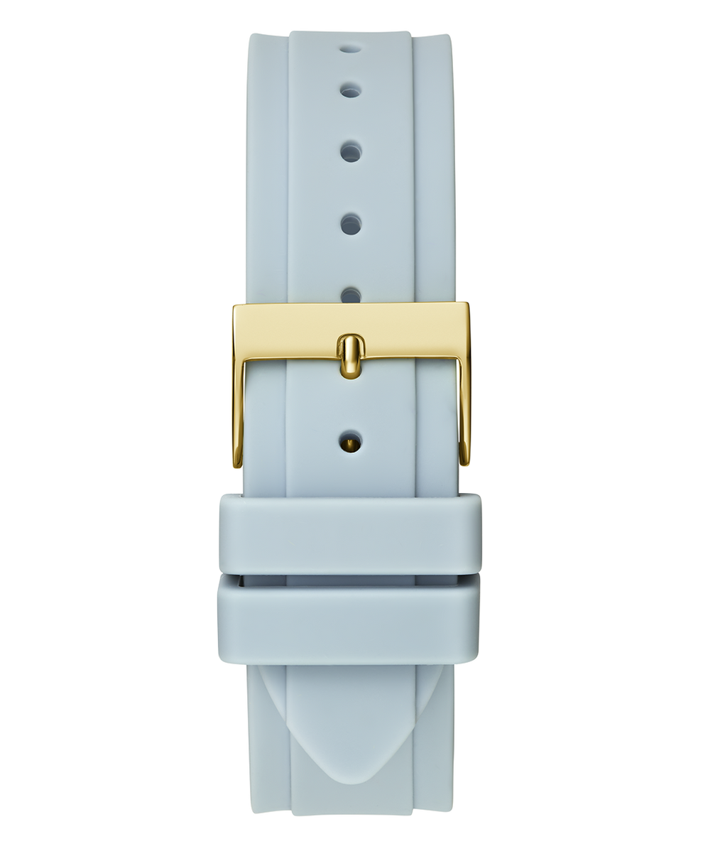 GUESS Ladies Blue Gold Tone Multi-function Watch back view