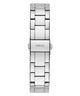 GW0696L1 GUESS Ladies Silver Tone Multi-function Watch  back view