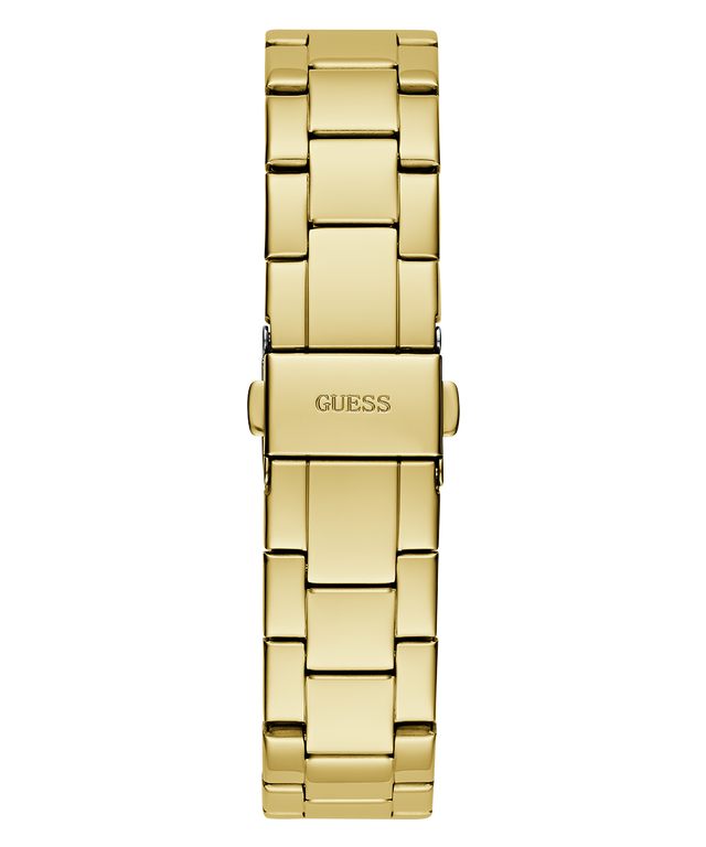GUESS Ladies Gold Tone Multi-function Watch back view