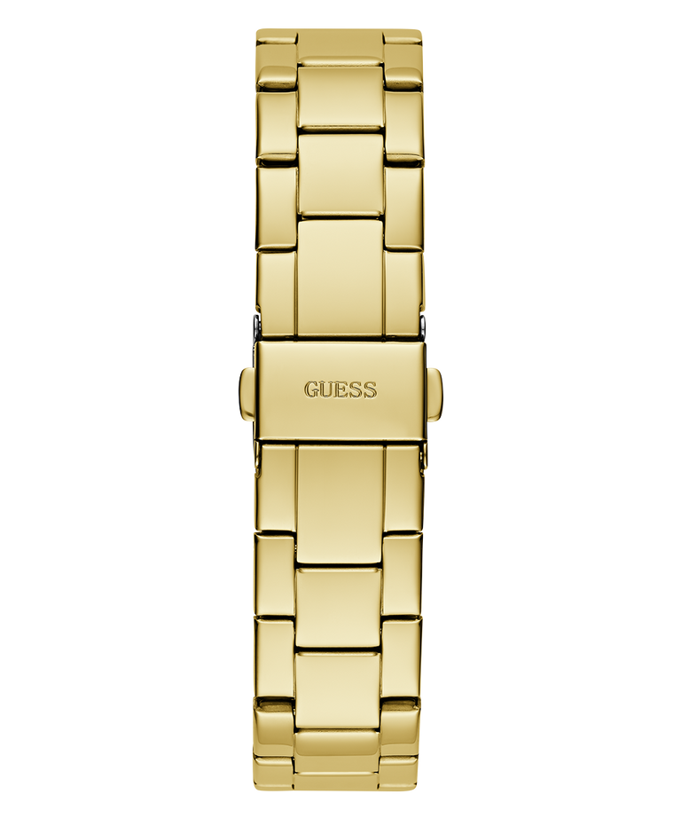 GUESS Ladies Gold Tone Multi-function Watch back view