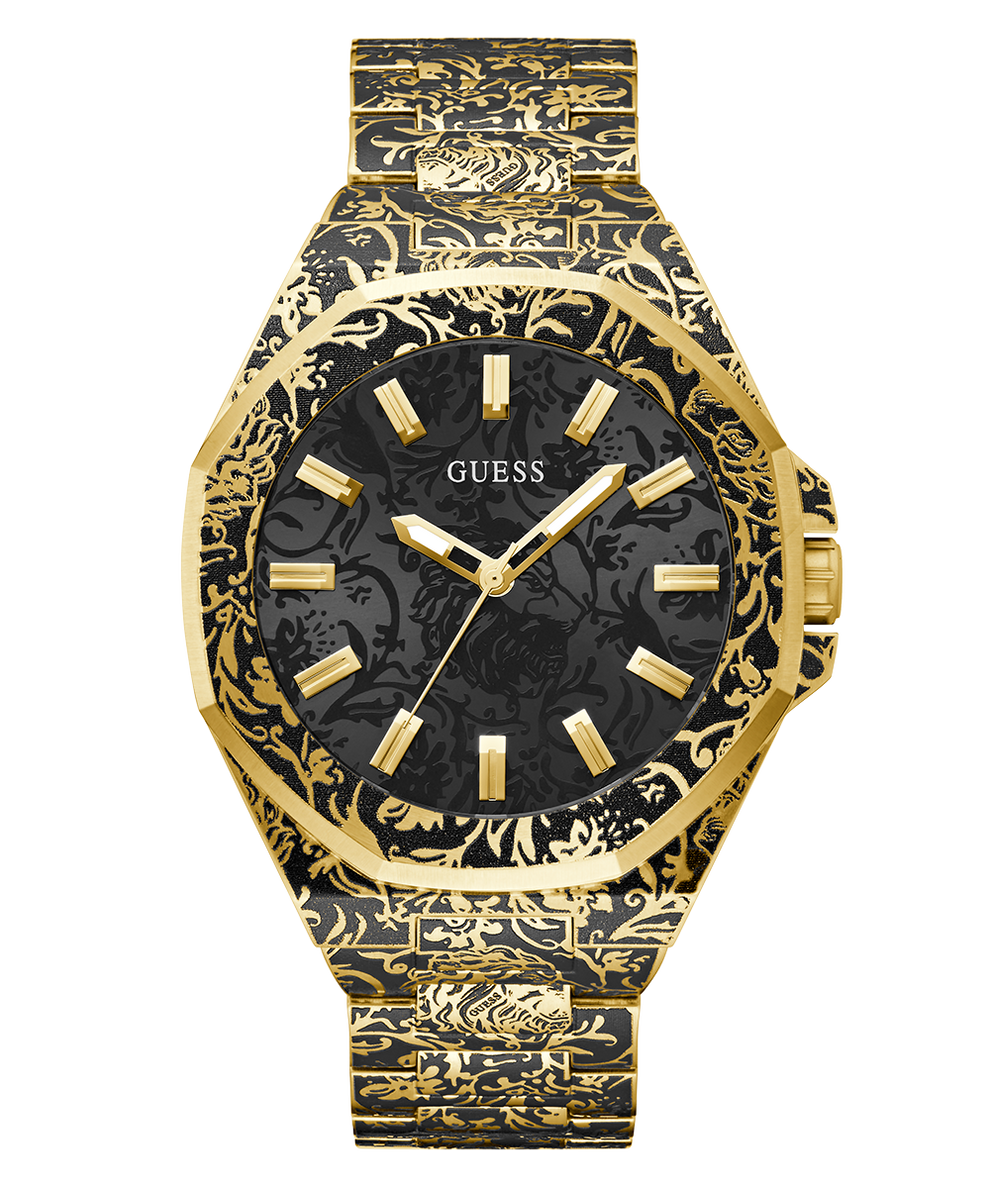 GW0700G1 GUESS Mens Gold Tone Analog Watch