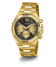 GW0703G5 GUESS Mens Gold Tone Multi-function Watch angle