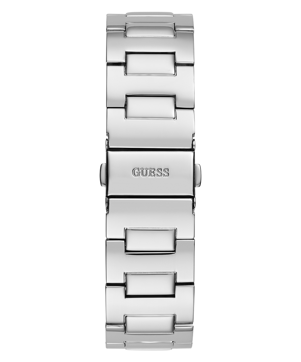 GUESS Mens Silver Tone Analog Watch back view