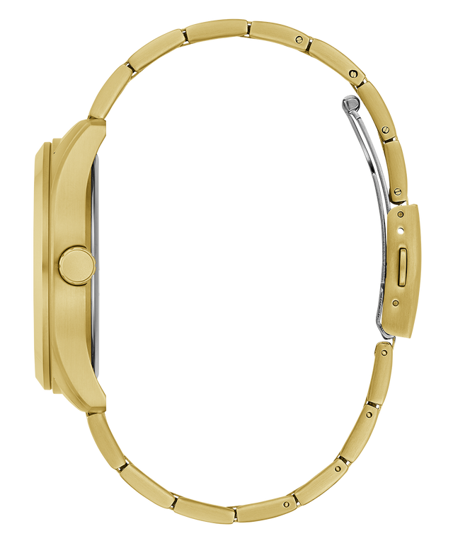 GUESS Mens Gold Tone Multi-function Watch side view