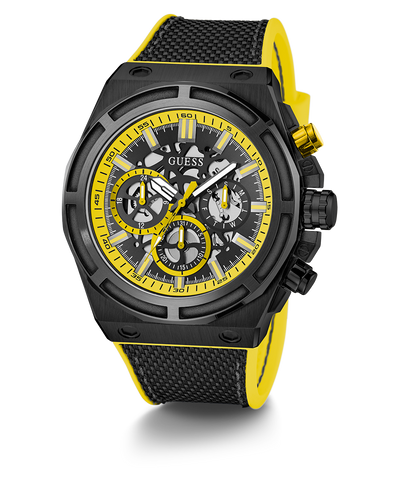 GW0713G2 GUESS Mens Black Multi-function Watch angle