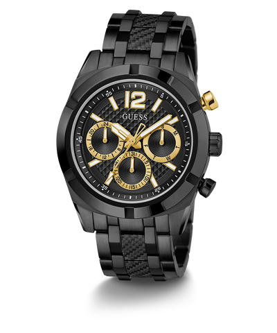 GW0714G4 GUESS Mens Black Multi-function Watch angle