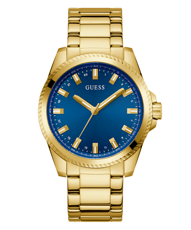 GW0718G2 GUESS Mens Gold Tone Analog Watch