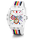 GW0720G1 Pride Limited Edition GUESS Mens White Rainbow Analog Watch angle 