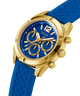 GW0729G1 GUESS Mens Blue Gold Tone Multi-function Watch lifestyle