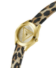 GW0745L2 GUESS Ladies Leopard Gold Tone Analog Watch lifestyle angle