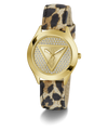 GW0745L2 GUESS Ladies Leopard Gold Tone Analog Watch angle