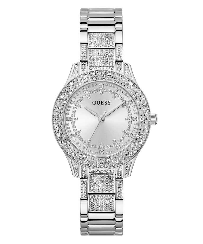 GW0746L1 GUESS Ladies Silver Tone Analog Watch