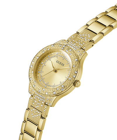 GW0746L2 GUESS Ladies Gold Tone Analog Watch lifestyle angle