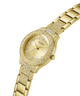 GW0746L2 GUESS Ladies Gold Tone Analog Watch lifestyle angle