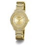 GW0746L2 GUESS Ladies Gold Tone Analog Watch angle