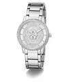 GW0747L1 GUESS Ladies Silver Tone Analog Watch angle