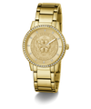 GW0747L2 GUESS Ladies Gold Tone Analog Watch angle