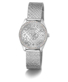 GW0748L1 GUESS Ladies Silver Tone Analog Watch angle