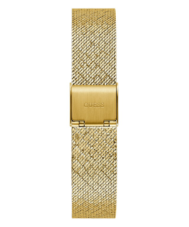 GW0748L2 GUESS Ladies Gold Tone Analog Watch back view