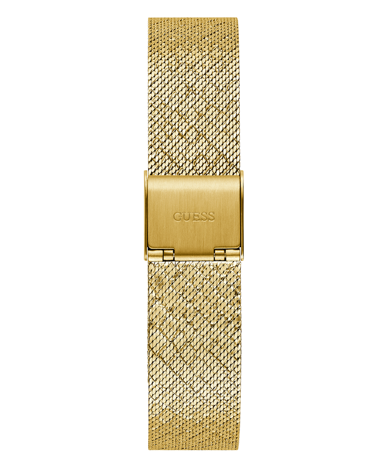 GW0748L2 GUESS Ladies Gold Tone Analog Watch back view