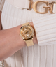 GW0748L2 GUESS Ladies Gold Tone Analog Watch lifestyle