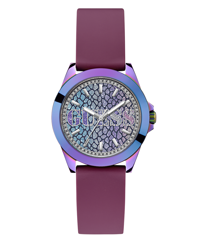 GW0749L3 GUESS Ladies Purple Iridescent Analog Watch