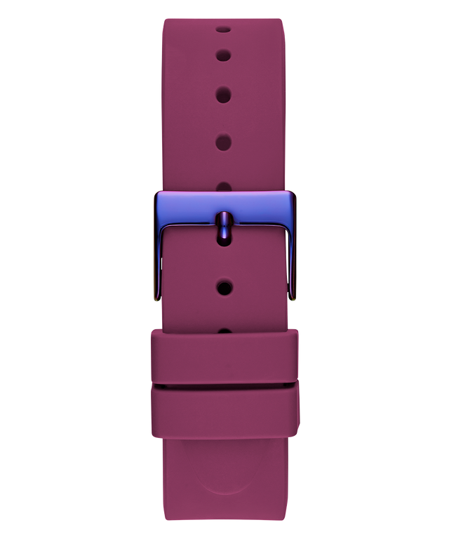 GW0749L3 GUESS Ladies Purple Iridescent Analog Watch back view