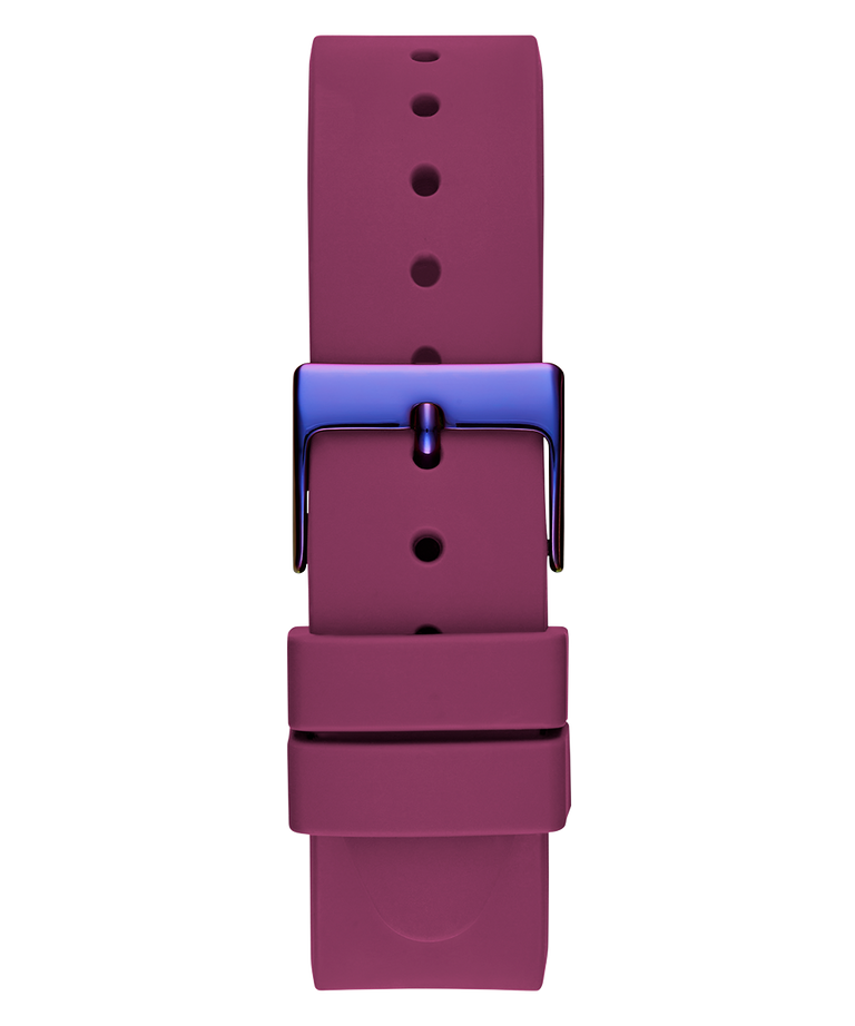 GW0749L3 GUESS Ladies Purple Iridescent Analog Watch back view