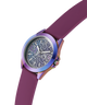 GW0749L3 GUESS Ladies Purple Iridescent Analog Watch lifestyle angle