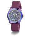 GW0749L3 GUESS Ladies Purple Iridescent Analog Watch angle