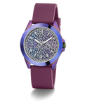 GW0749L3 GUESS Ladies Purple Iridescent Analog Watch angle