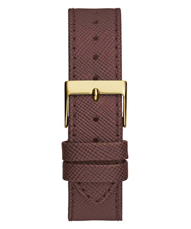 GW0753L3 GUESS Ladies Brown Gold Tone Multi-function Watch back