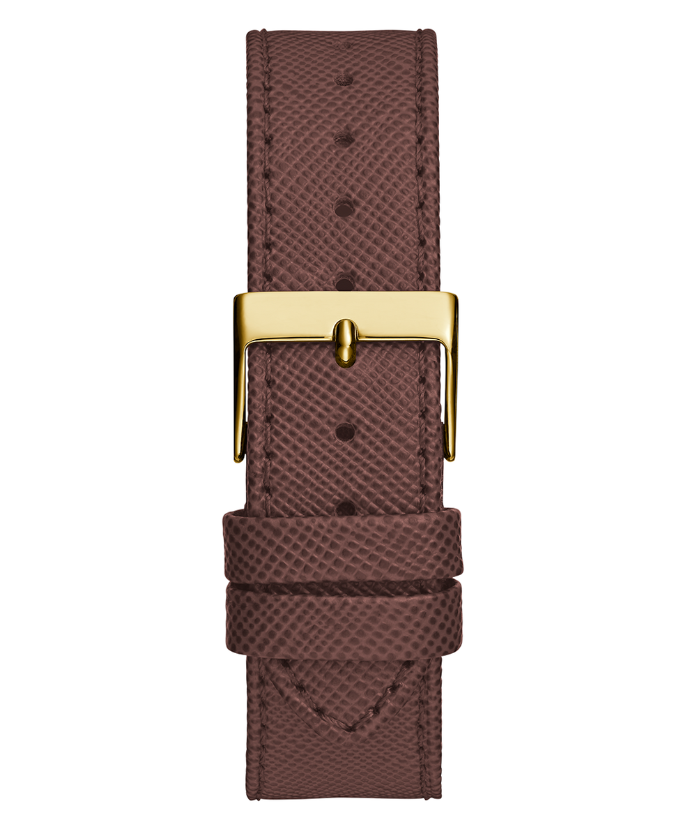 GW0753L3 GUESS Ladies Brown Gold Tone Multi-function Watch back