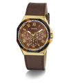 GW0753L3 GUESS Ladies Brown Gold Tone Multi-function Watch angle