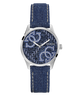 GW0755L1 GUESS Ladies Blue Silver Tone Analog Watch