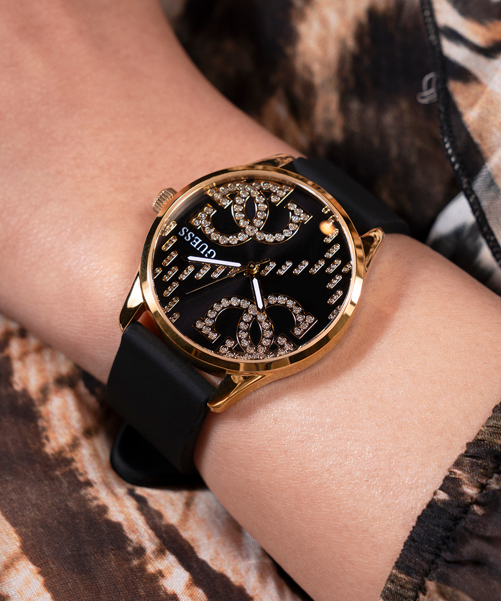 Marca Guess Reloj Guess Dama Negro Reloj Analógico GUESS Para