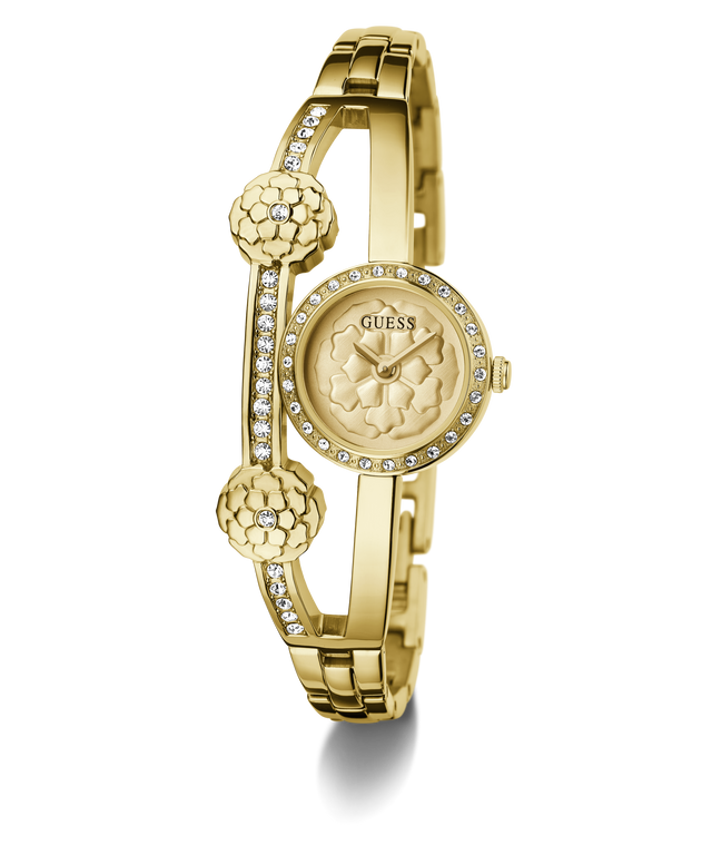 GW0756L2 GUESS Ladies Gold Tone Analog Watch angle