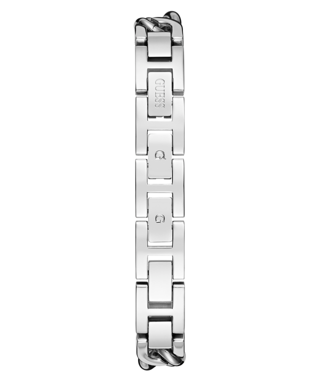 GW0758L1 GUESS Ladies Silver Tone Analog Watchback