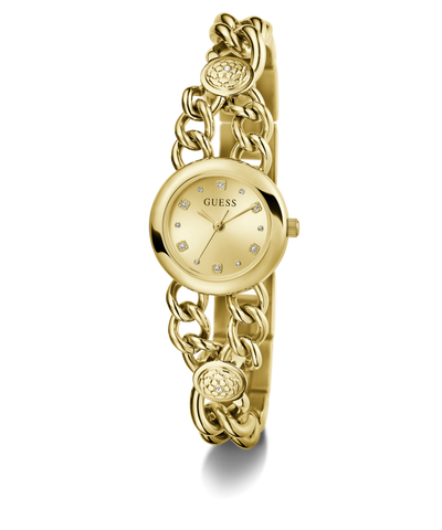 GW0758L2 GUESS Ladies Gold Tone Analog Watch angle