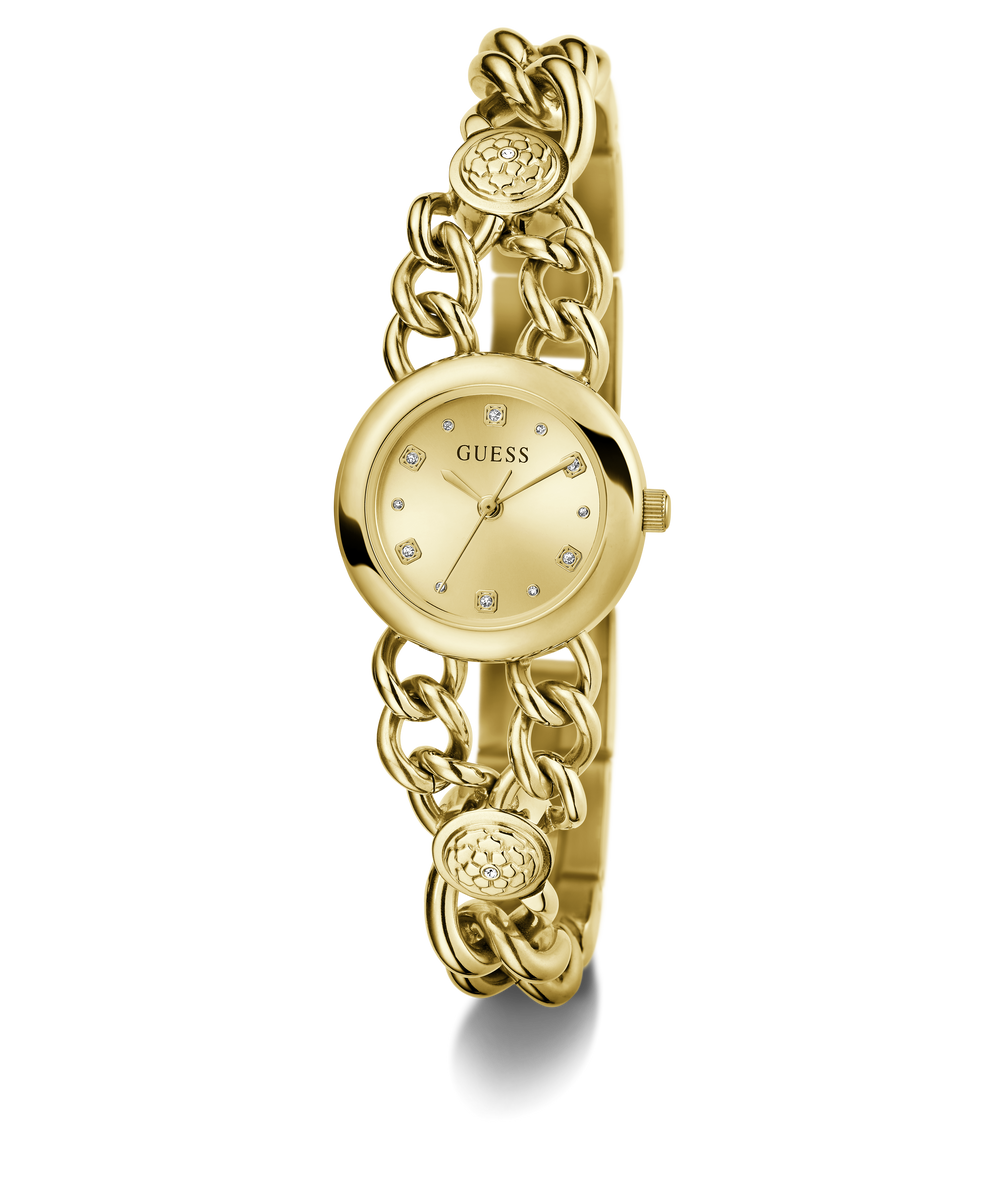 GW0758L2 GUESS Ladies Gold Tone Analog Watch angle