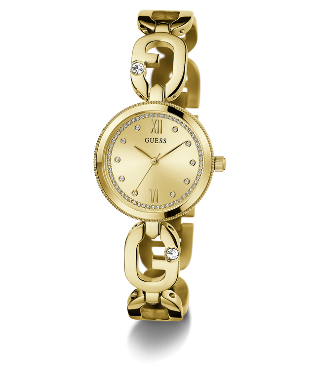 GW0759L2 GUESS Ladies Gold Tone Analog Watch angle