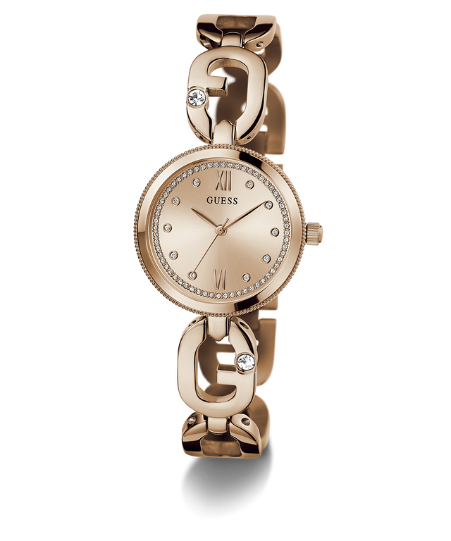 GW0759L3 GUESS Ladies Rose Gold Tone Analog Watch angle