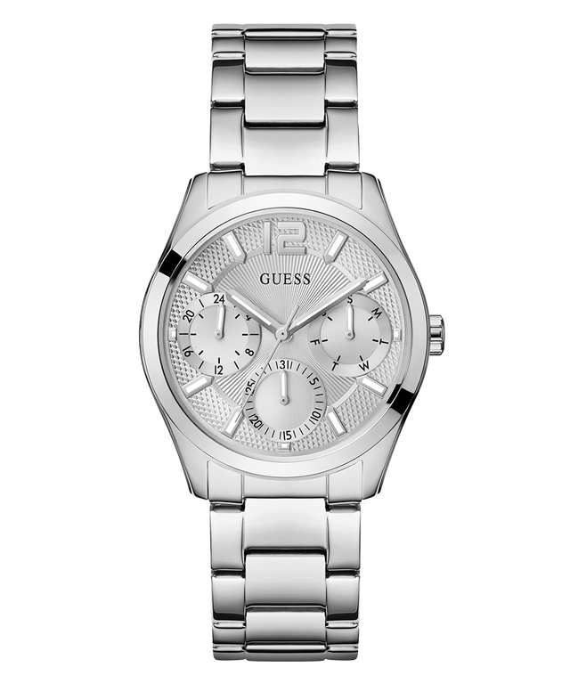 GW0760L1 GUESS Ladies Silver Tone Multi-function Watch