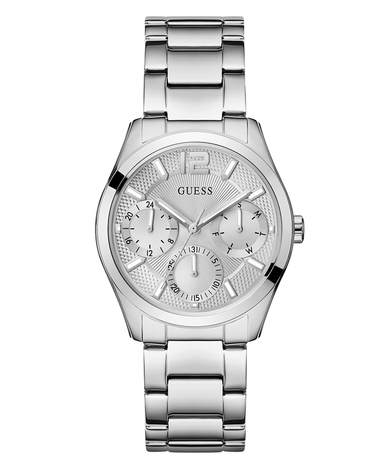 GW0760L1 GUESS Ladies Silver Tone Multi-function Watch