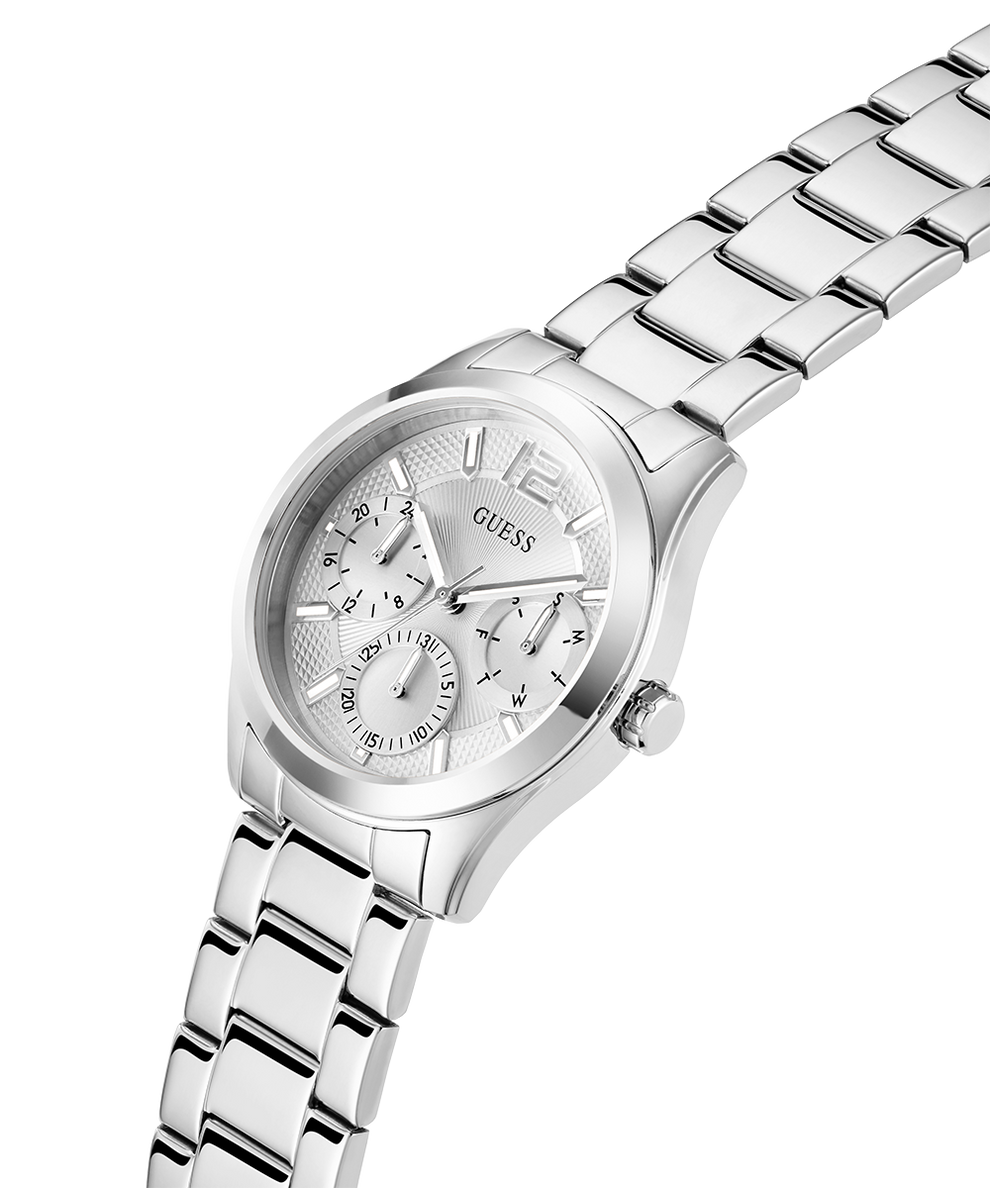 GW0760L1 GUESS Ladies Silver Tone Multi-function Watch lifestyle