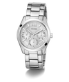 GW0760L1 GUESS Ladies Silver Tone Multi-function Watch angle