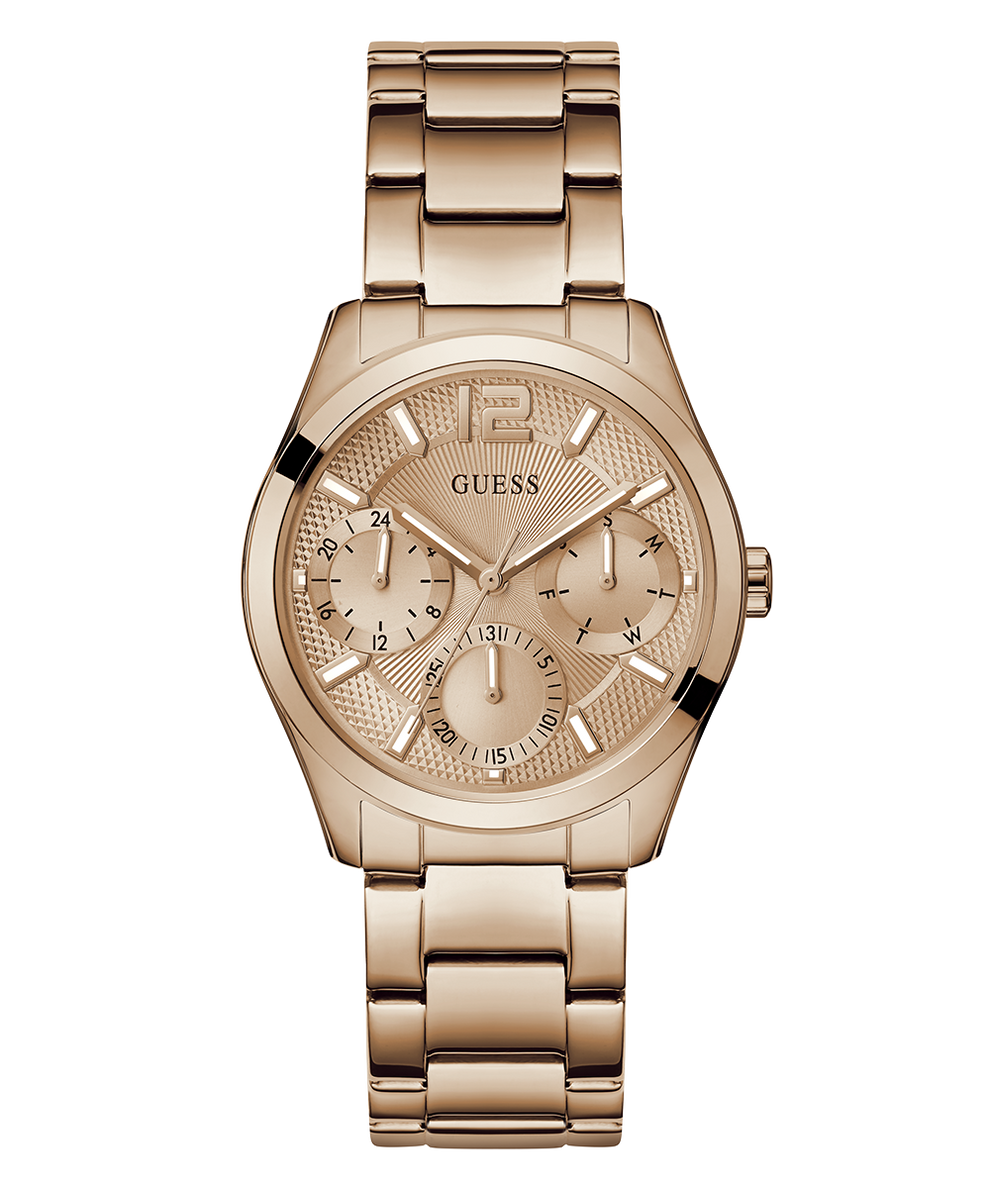 GW0760L3 GUESS Ladies Rose Gold Tone Multi-function Watch