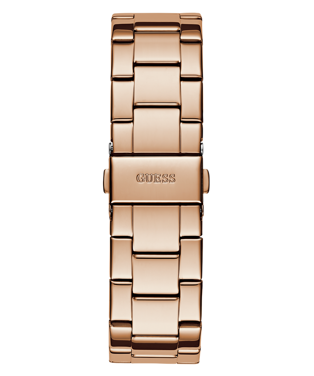 GW0760L3 GUESS Ladies Rose Gold Tone Multi-function Watch back