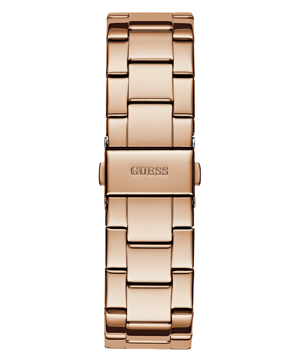 GW0760L3 GUESS Ladies Rose Gold Tone Multi-function Watch back